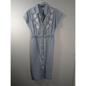 POL‎ Blue Boho western  Dress